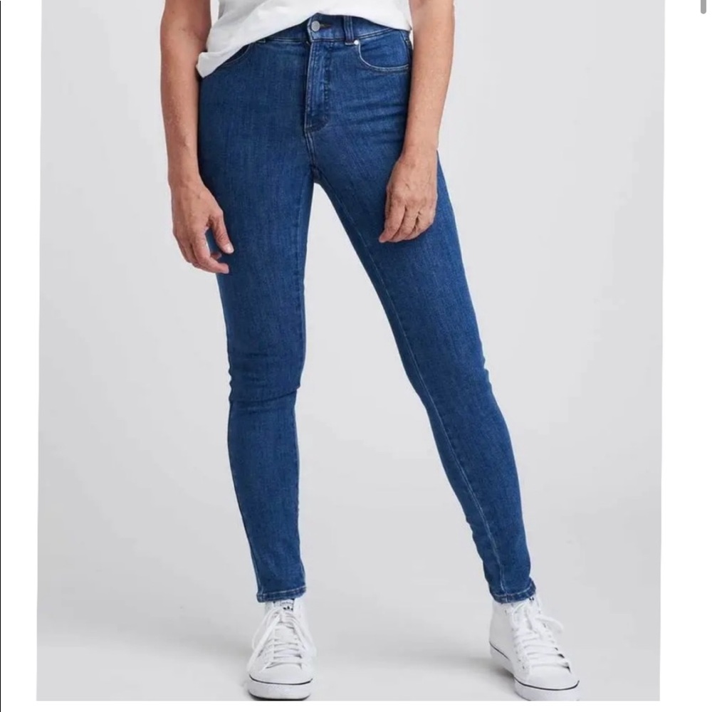 Universal Standard Riviera High Rise Skinny Jeans In Classic Blue